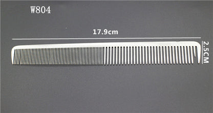 Anti-static stainless steel barber comb