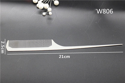 Anti-static stainless steel barber comb