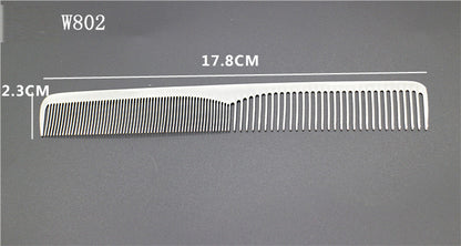 Anti-static stainless steel barber comb
