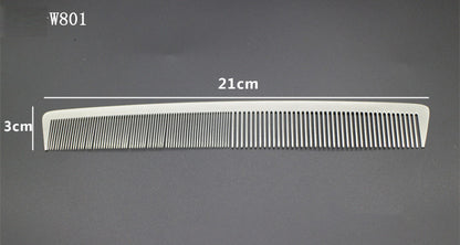 Anti-static stainless steel barber comb