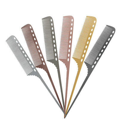 💈 Precision Aluminum Highlight & Cutting Comb