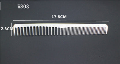 Anti-static stainless steel barber comb