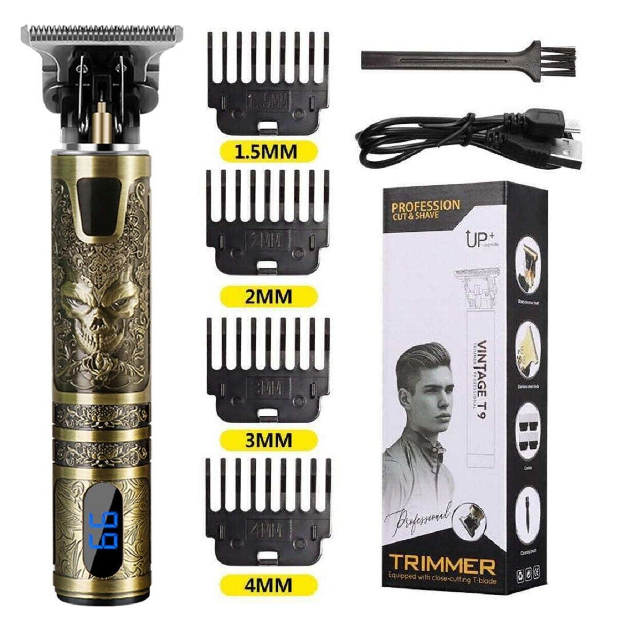 💈 Titan Edge T-Blade Trimmer – Cordless Pro Grooming Kit